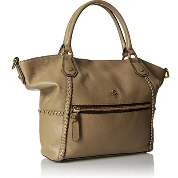 ORYANY Drew Pebble Leather Crossbody Satchel Bag - Picture 1 of 11